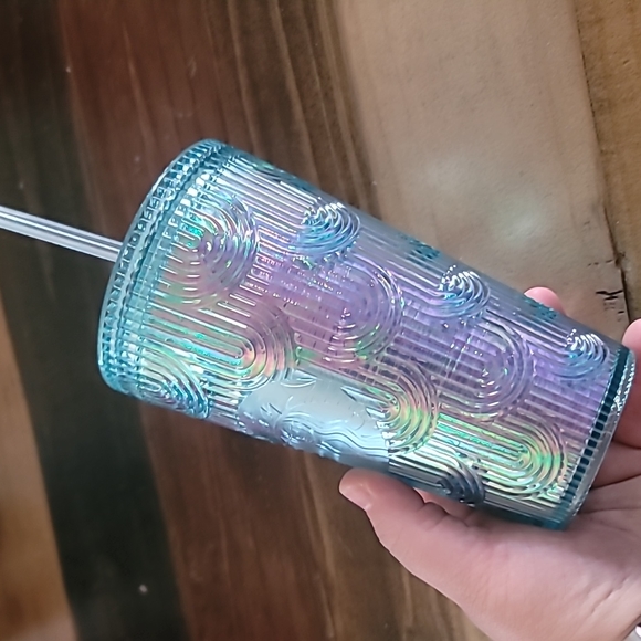 Starbucks Iridescent 16 ounce tumbler cup 2022 edition. Grande sized. - Picture 2 of 4